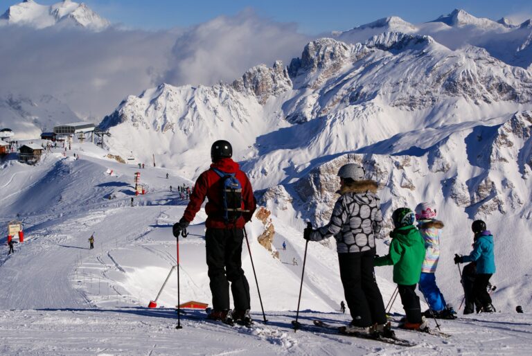 family ski holiday Courchevel Méribel
